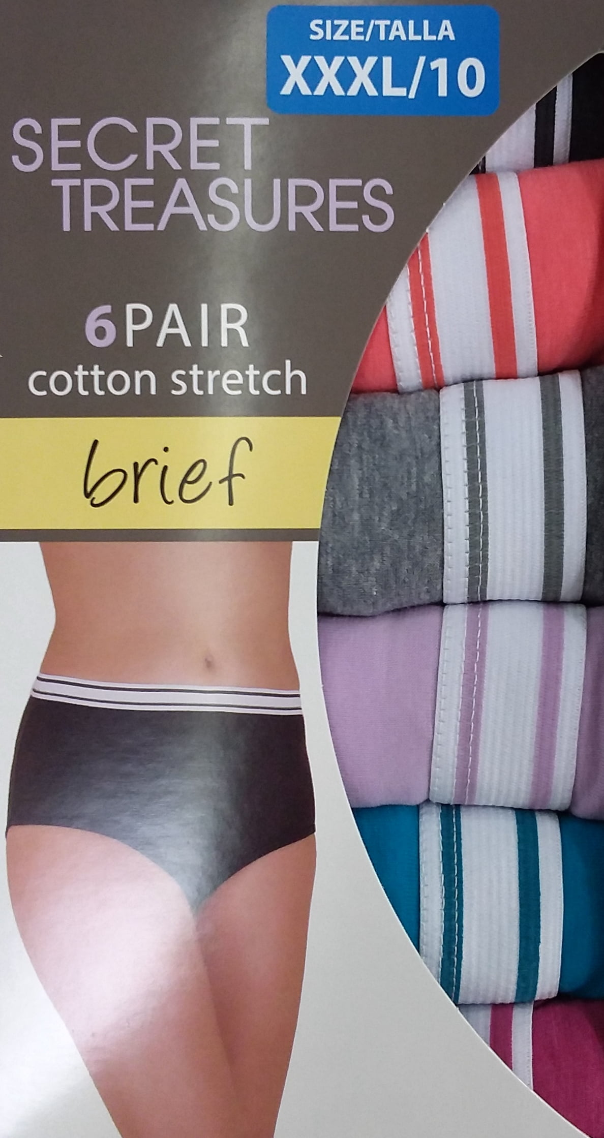 Secret Treasures Secret Treasures Women's Cotton Stretch Brief