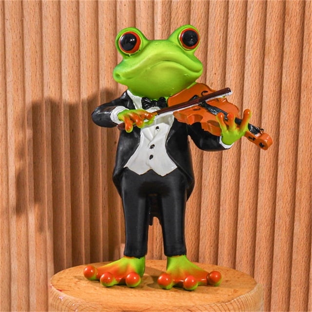 LSLJS Cute and Turtle Hanging Decorations Musical Animals for Garden Resin Planters Decorative Items