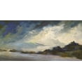 thumbnail image 2 of Finch, Sheila 14x9 White Modern Wood Framed Museum Art Print Titled - Seaside Sanctuary, 2 of 4