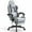 Light Grey, variant on Dowinx Fabric Gaming Chair with Pocket Spring Cushion, Ergonomic Computer Chair with Footrest, Cloth Gamer Chair with Massage Lumbar Support and Headrest, Black