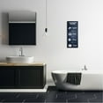 thumbnail image 2 of Stupell Industries Laundry Room Rules Sign Blue Grain Pattern Calligraphy Canvas Wall Art, 13 x 30, Design by Melody Hogan, 2 of 5