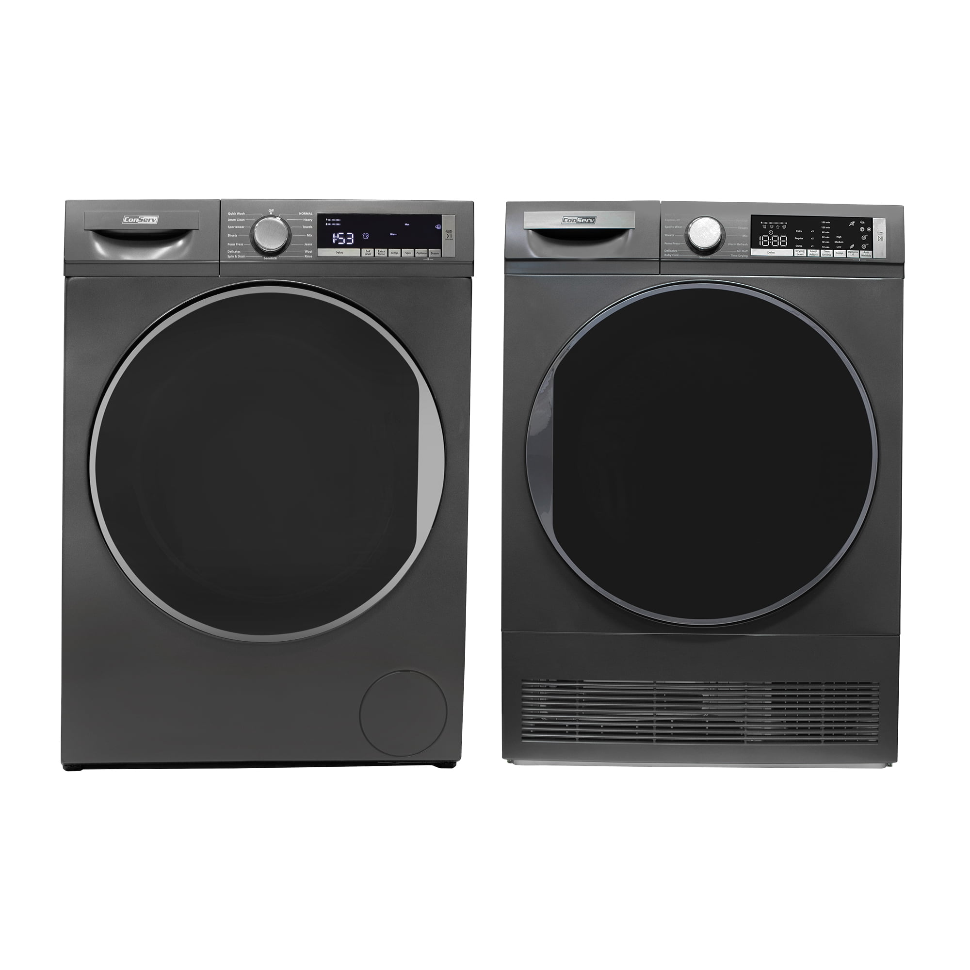 Conserv LUXURY Washer 2.2cf 110V+Condensing Dryer 4cf 220V 2 Year Warranty