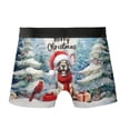 thumbnail image 2 of Merry Christmas French Bulldog Enjoys Woofmas Winter Xmas Holiday All Over Print Boxer Briefs Underwear for Men Dad Dog Lover Gifts - 02022, 2 of 6