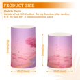 thumbnail image 3 of Set of 2 Flameless Candles Lights with Remote Control Flickering LED Candles Electric Candles for Home Decor Parties Pink Heart-shaped Tree, 3 of 7
