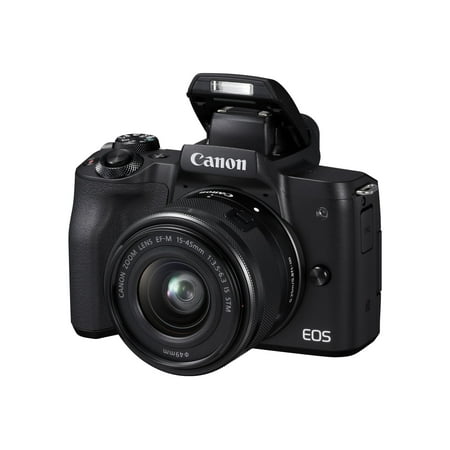 Canon - EOS M50 Mark II Mirrorless Camera 2 Lens Kit with EF-M 15-45mm f/3.5-6.3 IS STM & EF-M 55-200mm f/4.5-6.3 IS STM Lenses