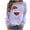 Purple, variant on Christmas Sweatshirts for Women Xmas Red Wine Glass Shirts Cute Crew Neck Sweatshirts Long Sleeve Xmas Shirts Holiday Outfits for Women 2025