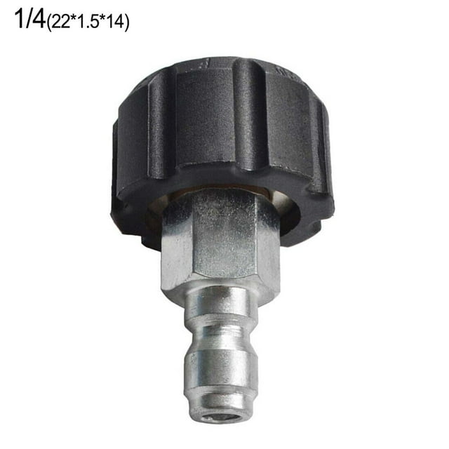 Black Sliver Quick Connector High Quality Quick Connector 1/4 3/8 Inch 1/4 Qd Male To M22 14mm Female