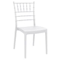 thumbnail image 1 of Compamia Josephine Chaise de Salle à Manger de Patio Blanche, 1 of 11