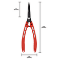 thumbnail image 5 of Zenport HS715 Hedge Shear, 6 Inch High Carbon Steel Blades, Red - 3 Pack, 5 of 5