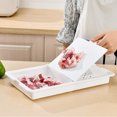 thumbnail image 6 of Anckoeil Cutting Board Space Saving 3 In 1 Multifunctional Chopping Board Fruit & Vegetable Container Basket Vegetable Washing and Draining Storage Basket, 6 of 9