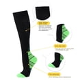 thumbnail image 2 of Anti-slip Compression Stockings 1 Pair Sports Compression Stockings High Elasticity Anti-slip Shockproof Breathable Soft Unisex Running Shin Splints, 2 of 8