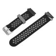 thumbnail image 1 of 22mm Silicone Libération Rapide Réglable Montre de Sport Bracelet Smartwatch Remplacement, 1 of 8