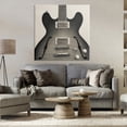 thumbnail image 3 of Stupell Industries Modern Classy Electric Guitar Canvas Art, 36 x 36, by Deborah Revell, 3 of 7