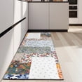 thumbnail image 4 of Pioneer Flower Floral Print Pattern Kitchen Rug Mat,Kitchen Runner Rugs Non Skid Washable,Decorative Kitchen Floor Mats for Kitchen,Sink,Laundry,17"X47", 4 of 5