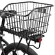 thumbnail image 1 of Cesta trasera para almacenaje de bicicletas, Metal sin cubierta, marco reforzado con accesorios de montaje, cesta de carga para bicicletas de montaña, 1 of 8