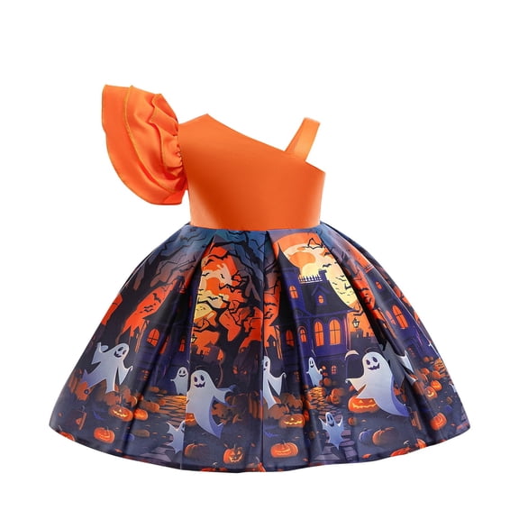 Cute Retro Witch Costume Dress for Teens Halloween Fancy Dress Party Cosplay Outfit Purple 100