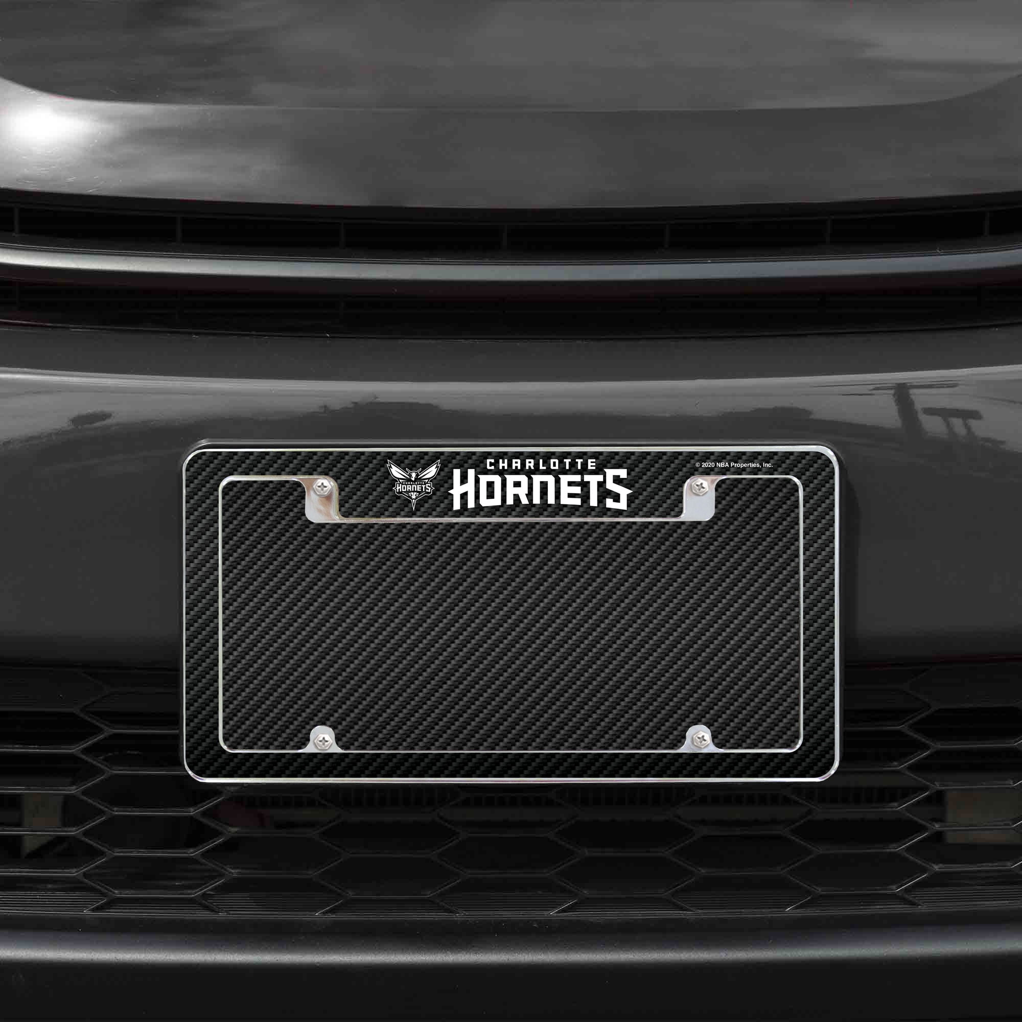 HORNETS CARBON FIBER DESIGN ALL OVER CHROME FRAME