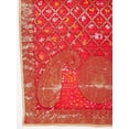 thumbnail image 2 of eloria Paisley Red Woman's Indian Ethnic Chunni, Dupatta, Stole, Scarf Shawl Wrap, 2 of 4
