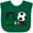 Green, variant on Inktastic Go, Mexico- Soccer, Football Boys or Girls Baby Bib