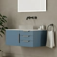 thumbnail image 2 of 36" Morden Solid Surface Minimalist Thin Vanity Countertop - White, 2 of 4