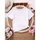 thumbnail image 2 of 1pc Kids' Casual Short Sleeve T-Shirt - Breathable Knit Cotton, Round Neck Top with "Hello 5th Grade" Back Print & School icons - Back-to-School outfit for Boys & Girls, 2 of 6