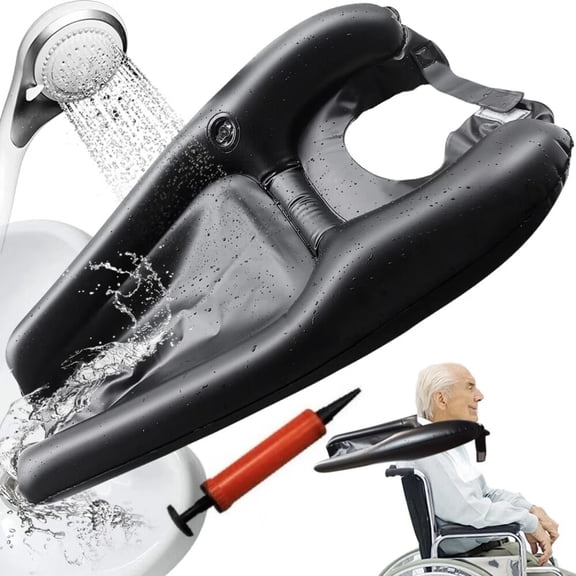Inflatable Hair Washing Sink for Wheelchair - Portable shampoo bowls at home for handicapped,kids,seniors.Hair Washing Basin for Bedridden
