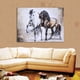 thumbnail image 3 of Póster pintado, figura animal retro, lienzo abstracto, pintura al óleo, arte de pared abstracto, innovación moderna, 3 of 9