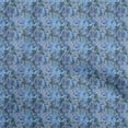 thumbnail image 1 of oneOone Cotton Poplin Medium Blue Fabric Abstracts Quilting Supplies Print Sewing Fabric By The Yard 56 Inch Wide, 1 of 5
