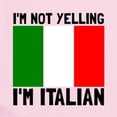 thumbnail image 2 of CafePress - Yelling Italian Body Suit - Baby Light Bodysuit, Size Newborn - 24 Months, 2 of 4