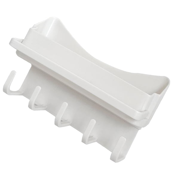 LULULION Versatile White PP Wall Mount Headband Organizer for Home Use