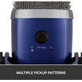 thumbnail image 4 of Restored Blue Microphones Yeti Nano Premium Dual-Pattern USB Microphone with Blue VO!CE, Vivid Blue, Vivid Blue (Refurbished), 4 of 10