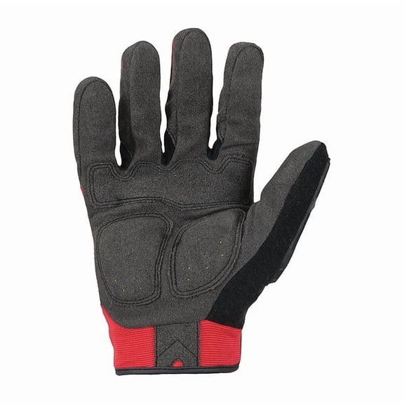 Ironclad Performance Wear Leather Gloves,Black/Red,L,PR IEX-MIGR5-04-L