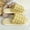 Yellow, variant on Soft Bubble Linen Slippers Non-Slip House Shoes for Women Ivory Yellow
