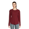 thumbnail image 3 of Time and Tru Women's Thermal Top with Long-Sleeves, 2-Pack, Sizes XS-XXXL, 3 of 5