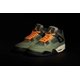 thumbnail image 5 of Undefeated x Jo r-dan AJ 4 Retro Sneakers - Olive Green - 11M - PRESALE CONFIRMED, 5 of 6