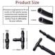 thumbnail image 3 of Windshield Washer Squirter Nozzle Spray for Chrysler Dodge Jeep 4805742AB, 5116079AA, 3 of 5