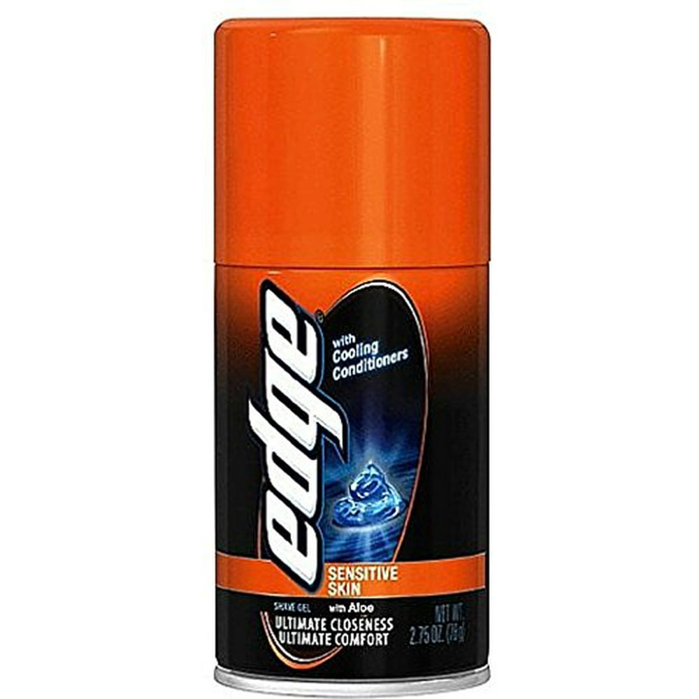Edge Sensitive Skin Shave Gel for Men with Aloe, 2.75 Oz.