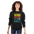 thumbnail image 3 of Vintage Distressed Born in the 90s Sweatshirt for Men or Women Brisco Brands S, 3 of 6
