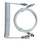 thumbnail image 2 of Cable de Teclado en Espiral, Conector de Cable Resistente del Cable de Juego para El Diseño de dos Etapas para Teclado Mecánnico, 2 of 8