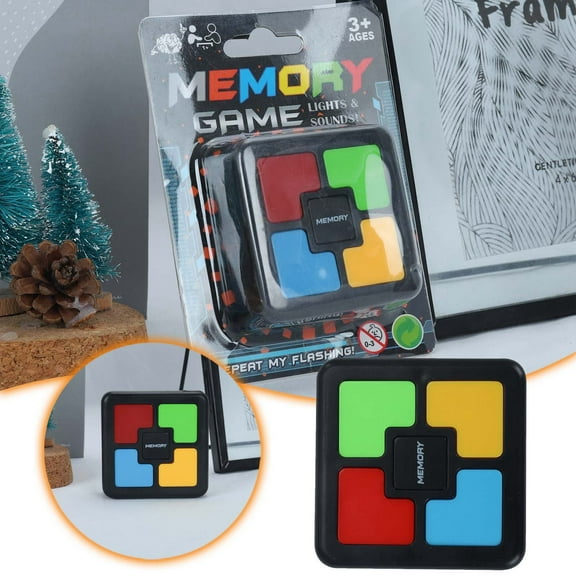 Creativity Educational Memory Game with Lights and Sounds Quiz Game for Development and Learning Activities