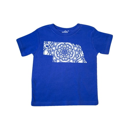 

Inktastic Nebraska Silhouette Mandala Gift Toddler Boy or Toddler Girl T-Shirt
