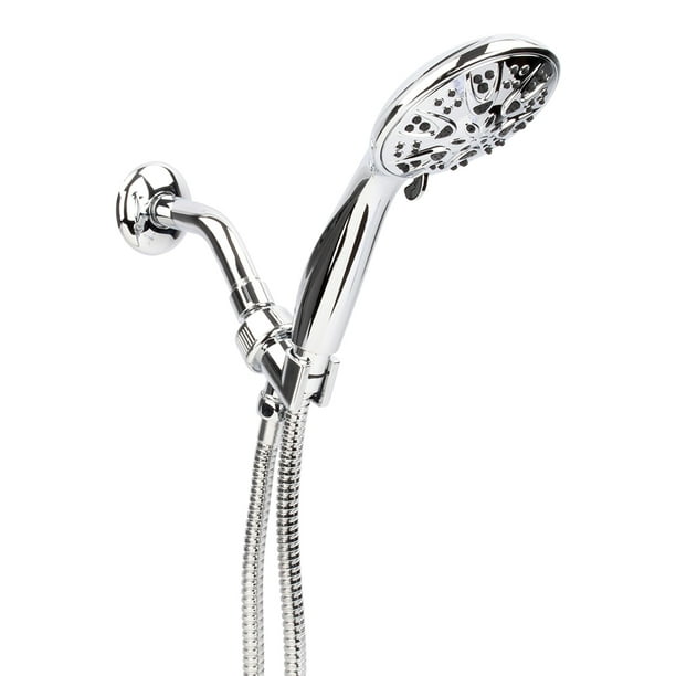 Mainstays 5Setting Hand Held Shower Head, Chrome