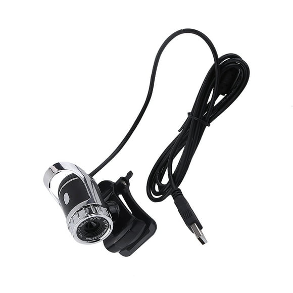 HD Webcam with Built in Microphone for PC, 360 Rotation Stand, 0. Pixels, Auto White Balance