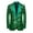 C86/Green, variant on Rggeeun Blazer For Men Stylish Suit Jacket With Sequin Design Mens Wedding Guest Party Dressy Blazers Jackets Streetwear