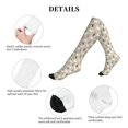 thumbnail image 5 of Lsque Cute Alpaca Pattern Sport Compression Socks for Men & Women 15-20 mmHg Knee High Nurse Pregnant Running Medical and Travel Athletic, 5 of 6