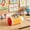 A, variant on Pencil Cup Organizer, Desktop Stationery Holder, three-section novelty storage, for office desk, art table and workspace