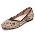thumbnail image 2 of Zapatos planos informales Frank Mully para mujer, punta cuadrada, negros, talla 6.5, 2 of 7