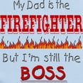 thumbnail image 2 of CafePress - Dad Is FIREFIGHTER Infant Bodysuit - Baby Light Bodysuit, Size Newborn - 24 Months, 2 of 4
