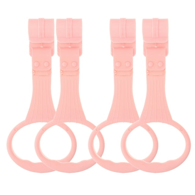 4 Uds. Anillos de pie para cama de bebé, anillos para cama de bebé, anillo para tirar de bebé, juguete para bebé recién nacido