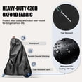 thumbnail image 3 of HOMEYA Outdoor Robotic Pool Cleaner Caddy Cover 420D Waterproof Vacuum Protector for Dolphin Polaris Hayward, 3 of 7